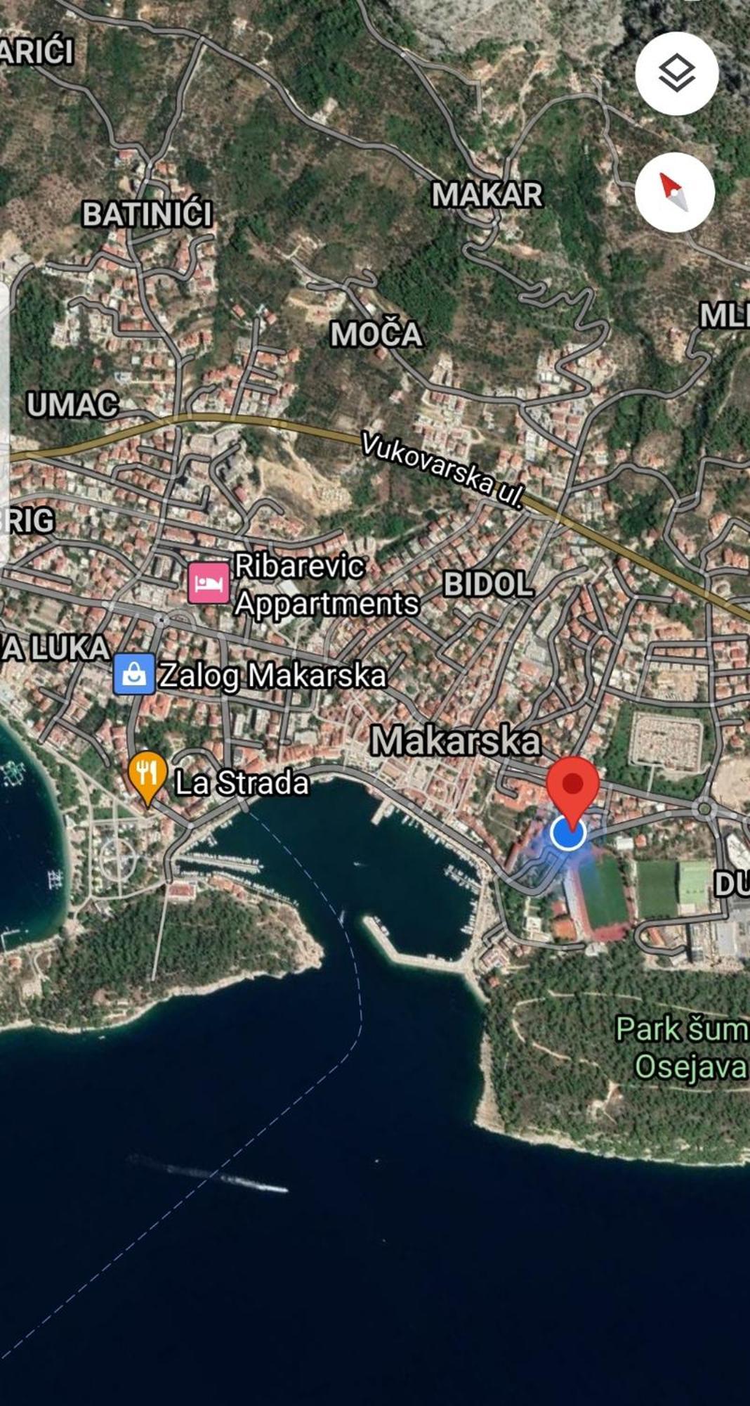 Apartment Afrika Makarska Esterno foto
